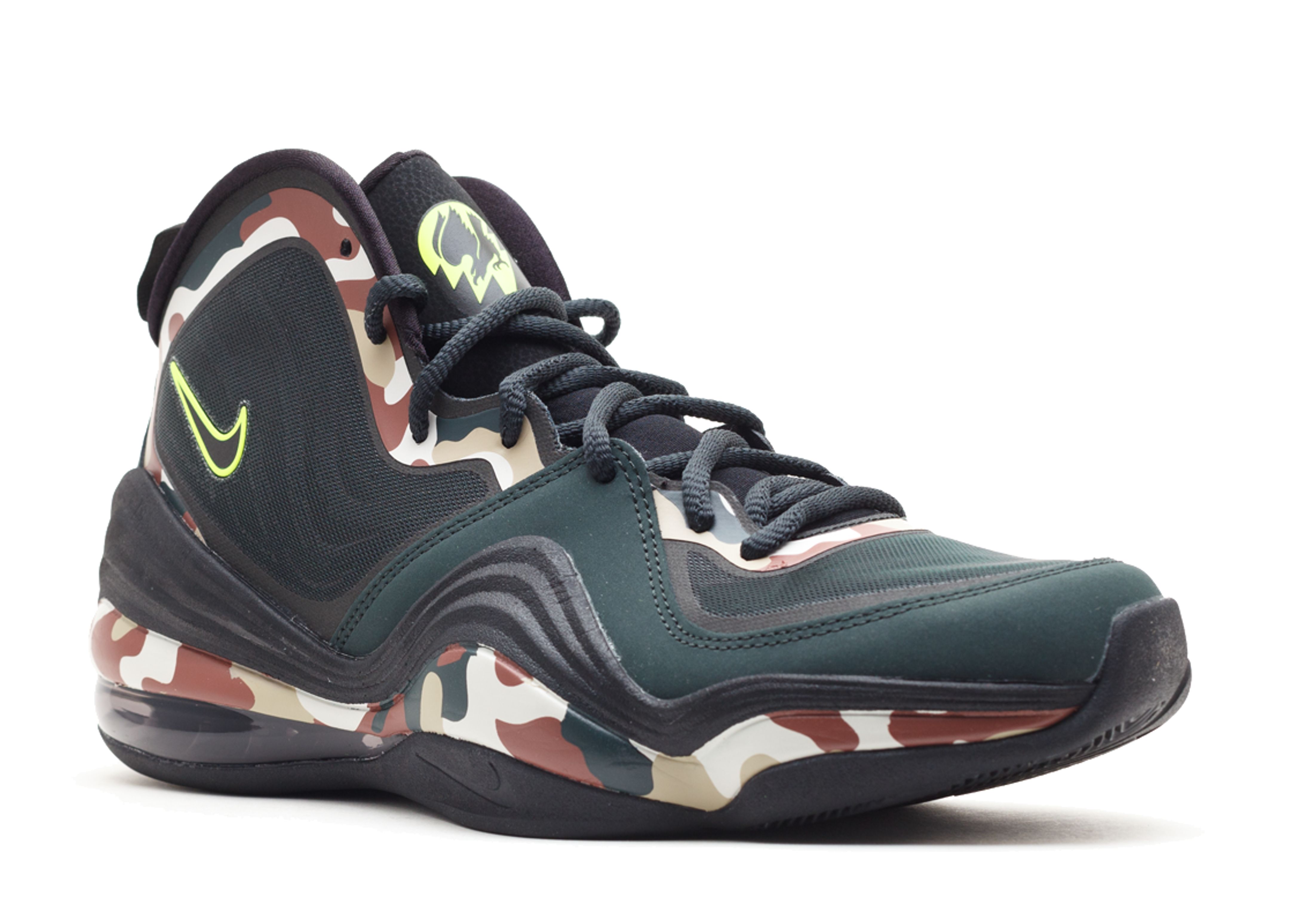 Air Penny 5 Camo 'Camo' - Nike - 628569 307 - black spruce/black