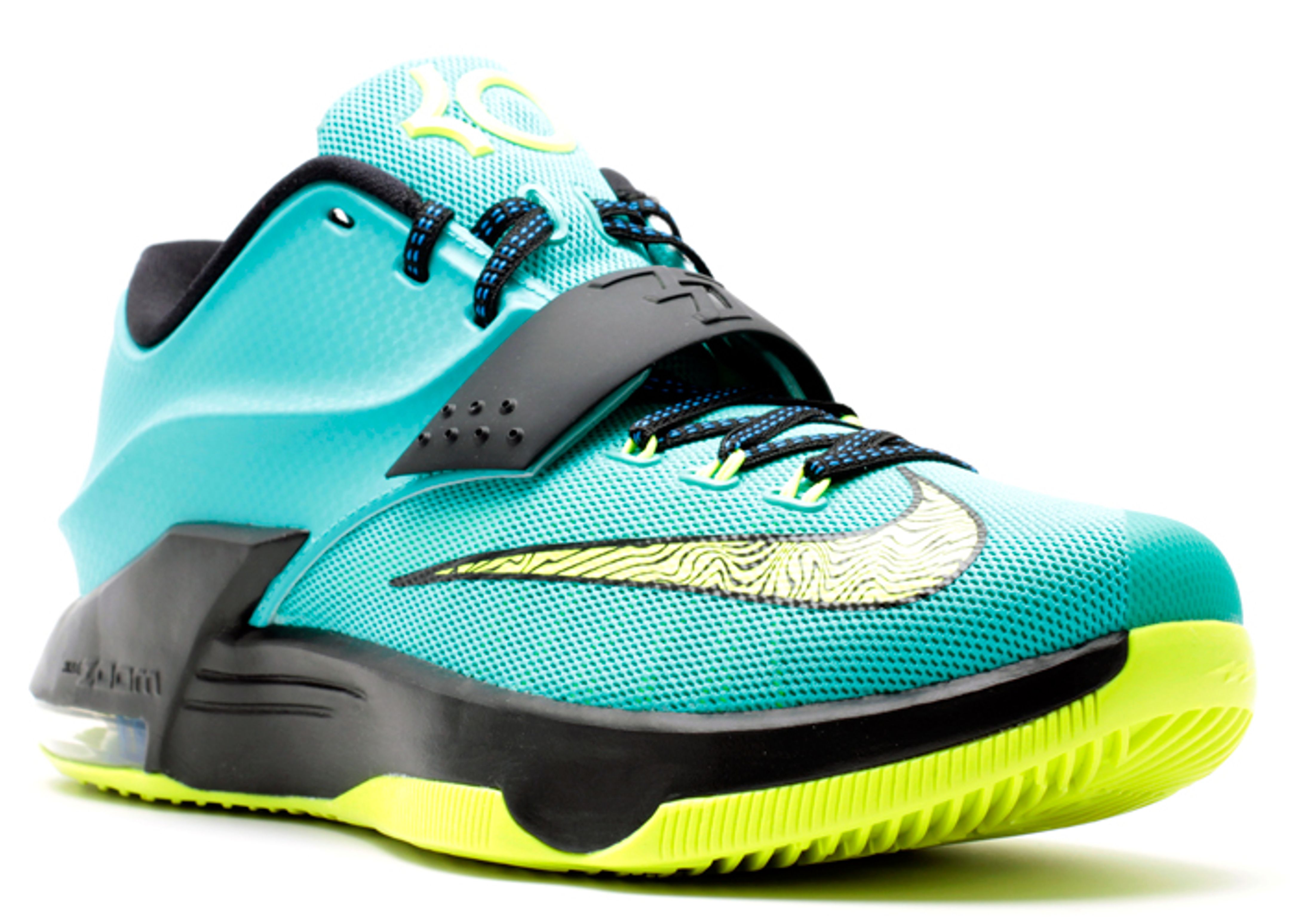 KD 7 'Uprising' - Nike - 653996 370 - hyper jade/volt-black-photo