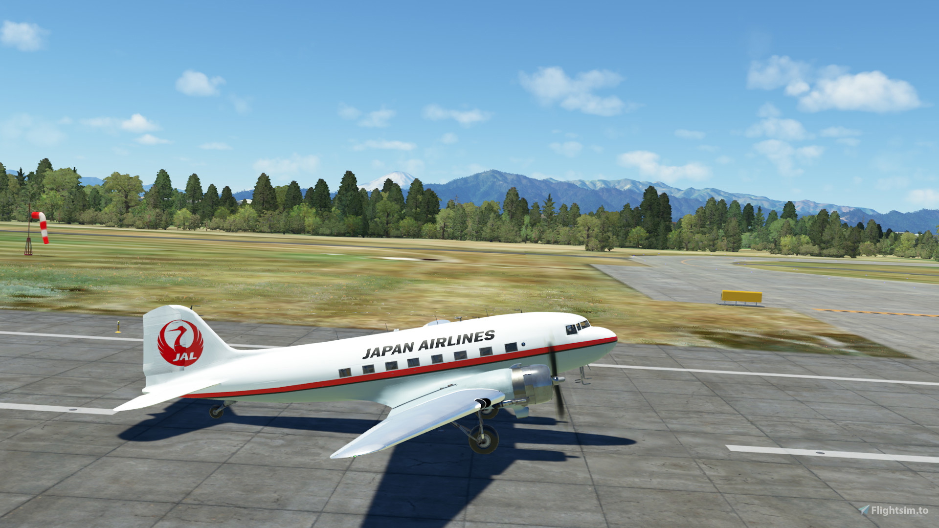 DC-3 Japan Airlines JAL のために Microsoft Flight Simulator | MSFS