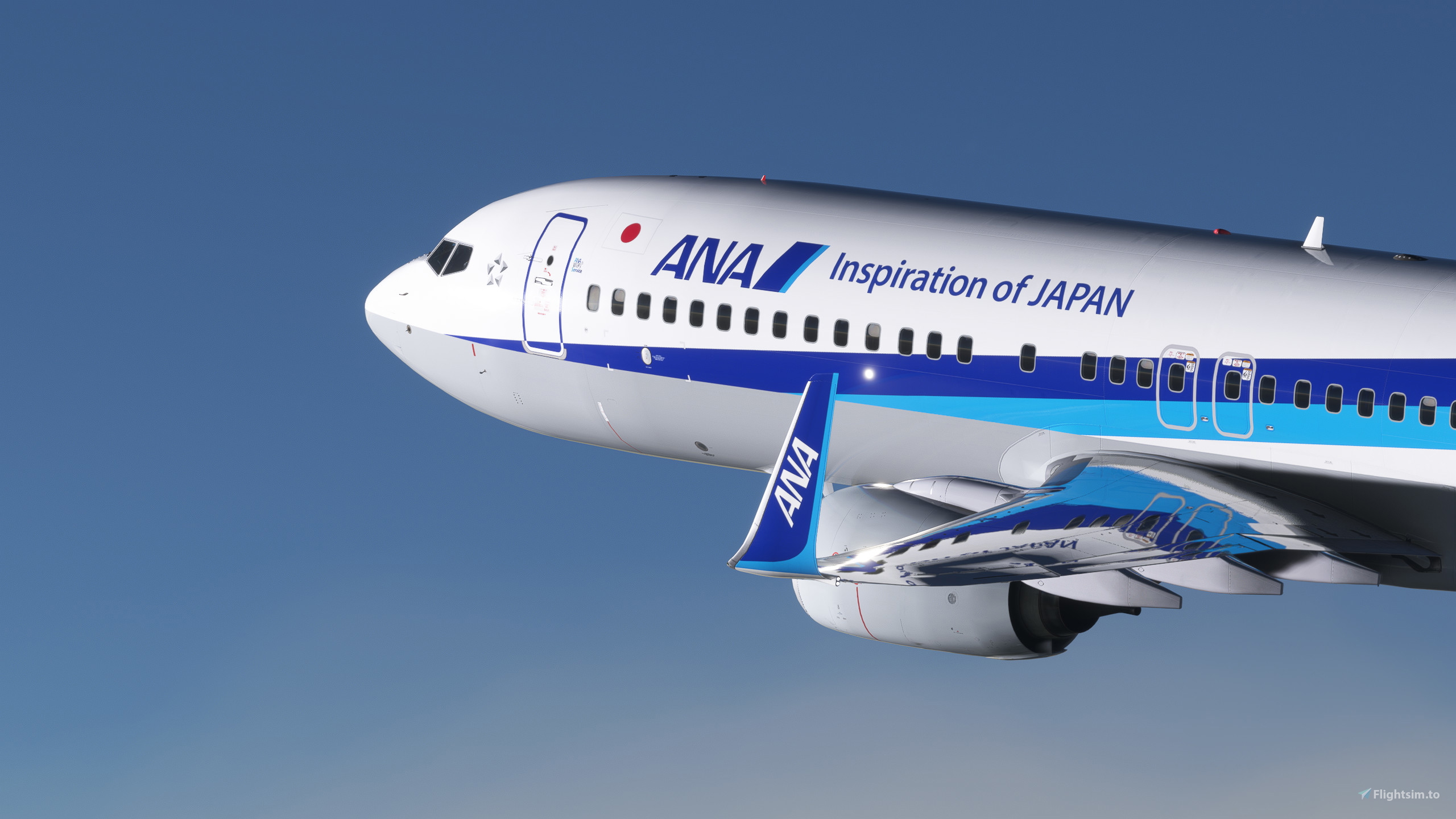 ANA Wings [JA89AN] w/Cabin PMDG B737-800 for Microsoft Flight