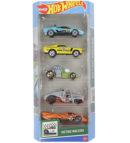 Hot Wheels Autos - 5er-Pack - Retro Rennfahrer | KW DE