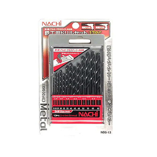 ナチ（NACHI） 鉄工用ドリル 13PC NDS−13｜【ハンズネットストア】