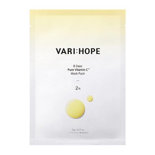 ベリーホップ（VARI:HOPE） ピュアビタミンCマスクパック 22g×5枚入