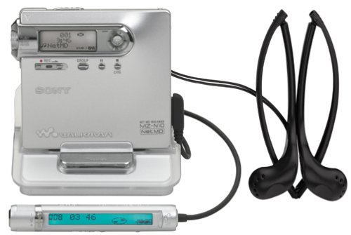 Sony MZ-N10 Net MD MiniDisc Player/Recorder (Silver) | Headphone