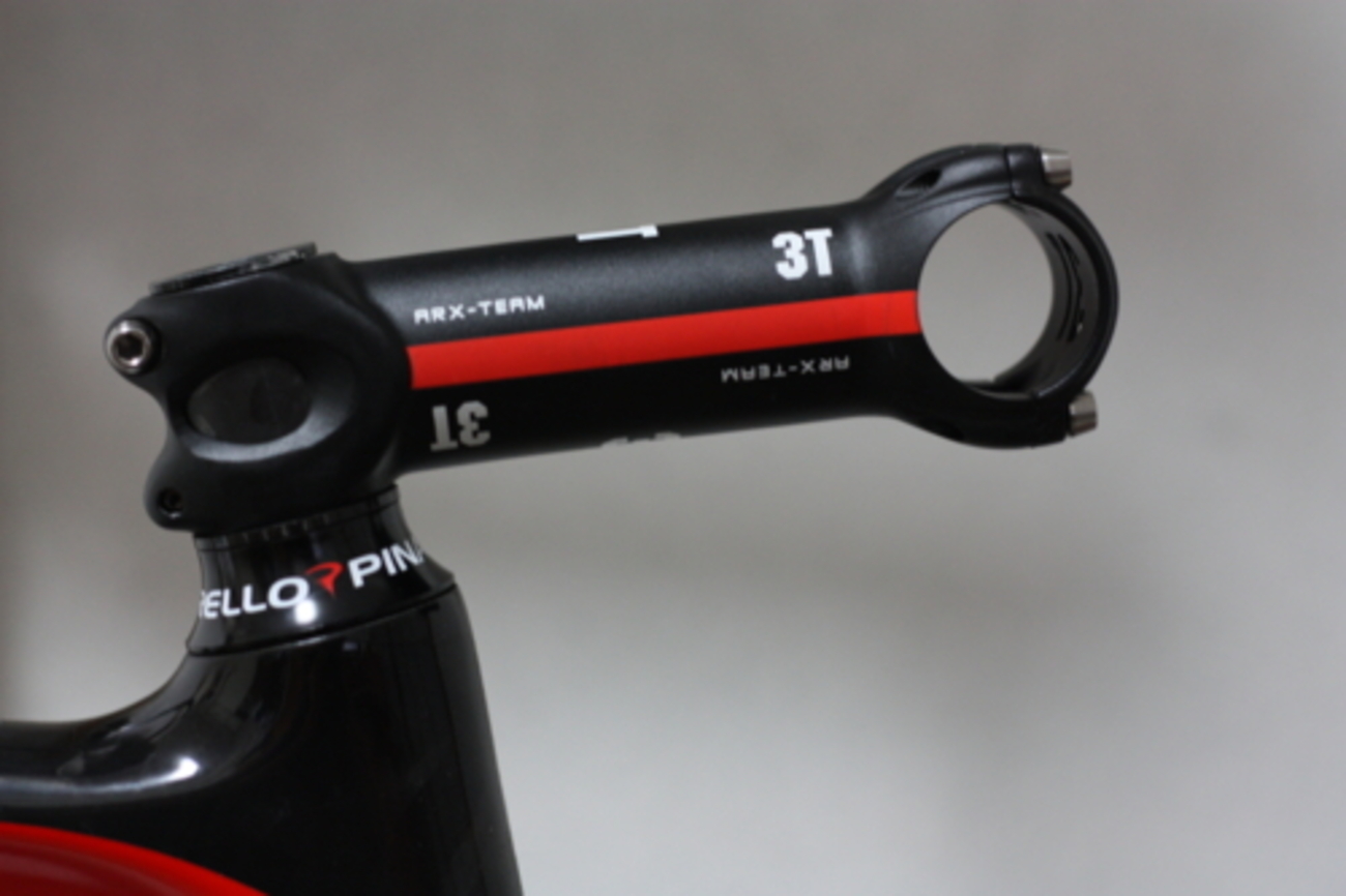 ステムを水平のものに交換: 3T ARX Team 120mm 17deg - 黒こんぶの日記