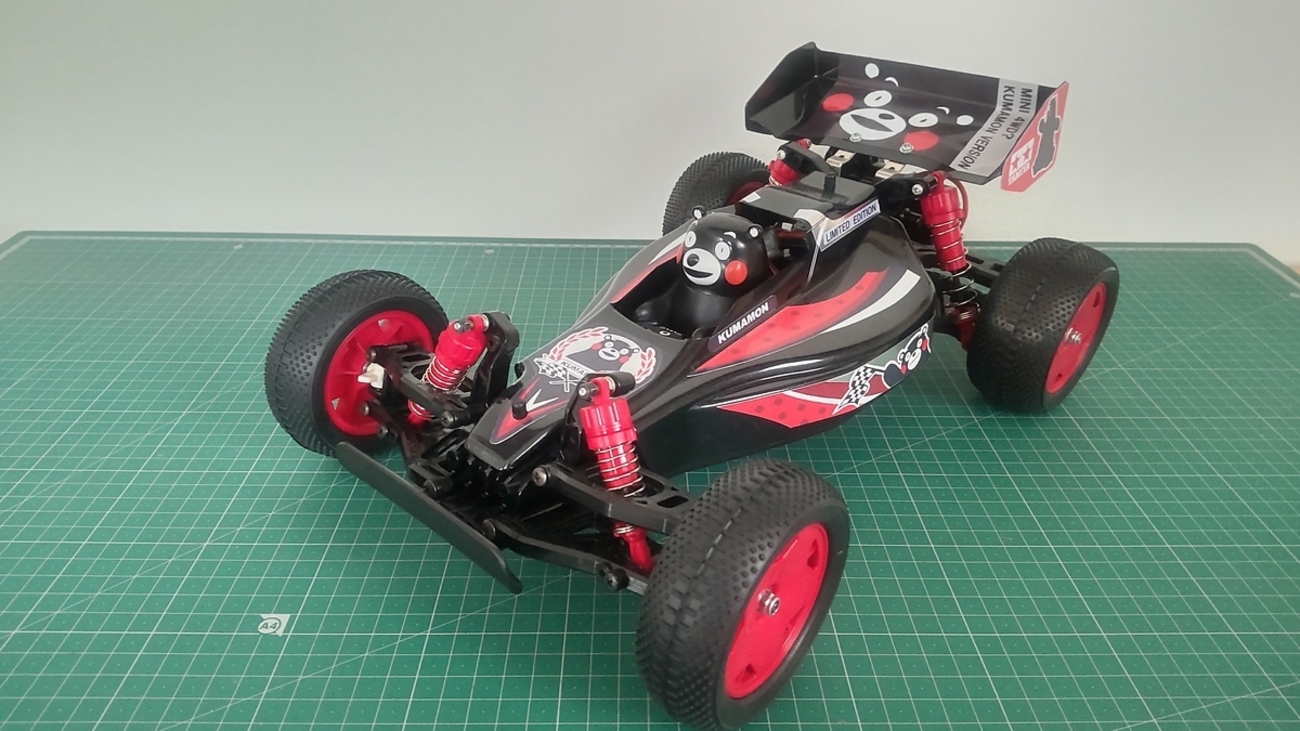 DT-02×サンドバイパーくまモンver. メカを載せ替える - おーちゃんの