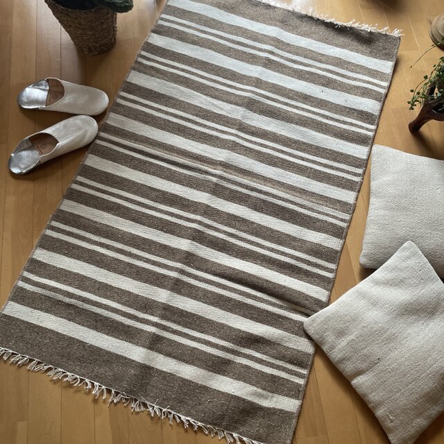 新品✳︎wool100％ チョコ ミルキー バッターニエ トルコヴィンテージ