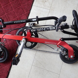 折りたたみ自転車 HANDYBIKE 8 レッド/ブラック 現状販売HANDYBIKE8