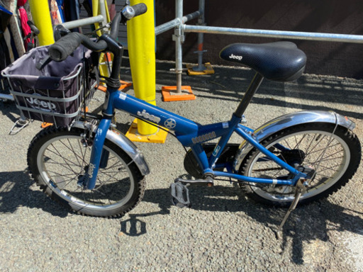 子供用自転車 JEEP ジープ ブルー子ども自転車 18インチ 幼児用自転車