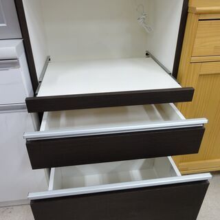 NITORI/ニトリ レンジボード 食器棚 DBR ハイタイプ【ユーズドユーズ