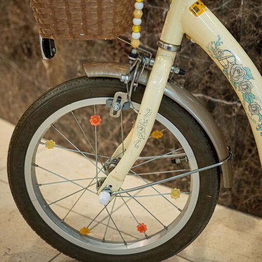 16インチ 身長85～111cm 子供用自転車 ディズニー 美女と野獣 ベル