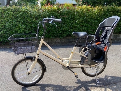あさひ自転車クリームカーゴ3段変速チャイルドシート付き (うっちー44