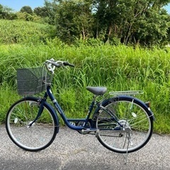 名古屋市内配達無料26インチ6段変速自転車シティサイクルママチャリ
