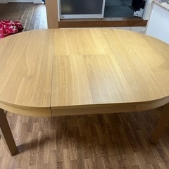 貰ってください】IKEA イケア BJURSTA 伸長式丸テーブル ダイニング