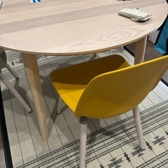 IKEA リーサボー LISABO 丸テーブル 直径105cm (メル) 市川のテーブル
