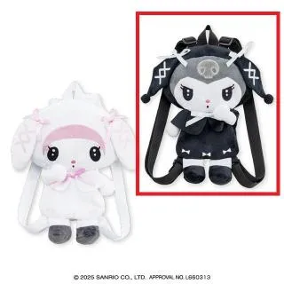 Bクロミ】マイメロディ・クロミ 月夜のメロクロぬいぐるみリュック2