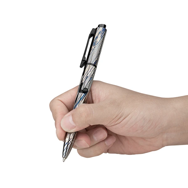 Olight OPen Pro Zirconium Damascus Dark Space Silver EDC penlight