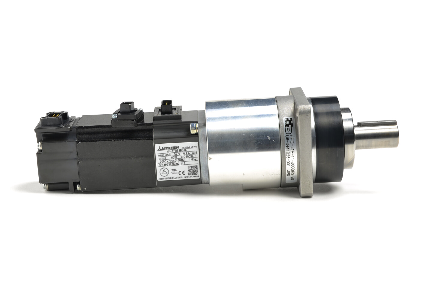 三菱 減速機付きACサーボモータ HF-KP053BG7K 1/11 | 保守部品.com