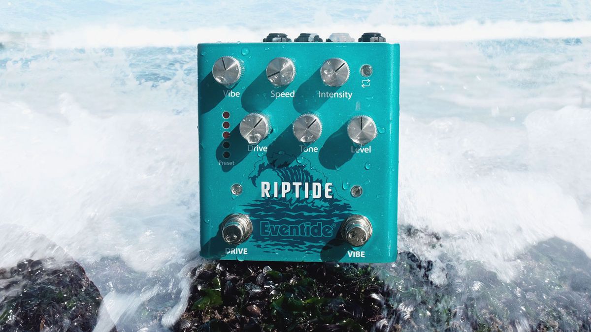 Eventide's new Riptide pedal combines an overdrive with a Uni-Vibe
