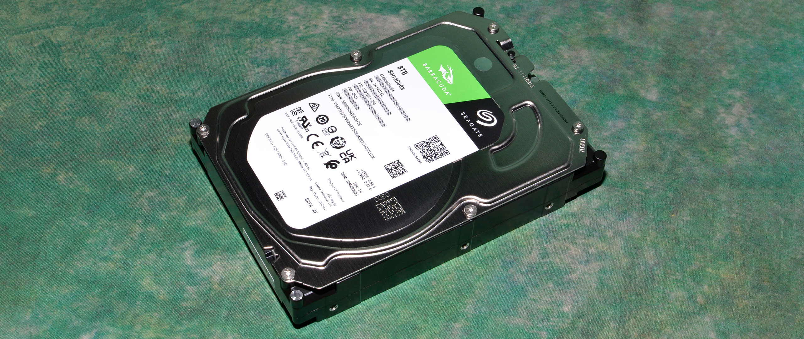 品薄放出」使用時間402h Seagate Barracuda 8TB「4」 品薄放出」使用