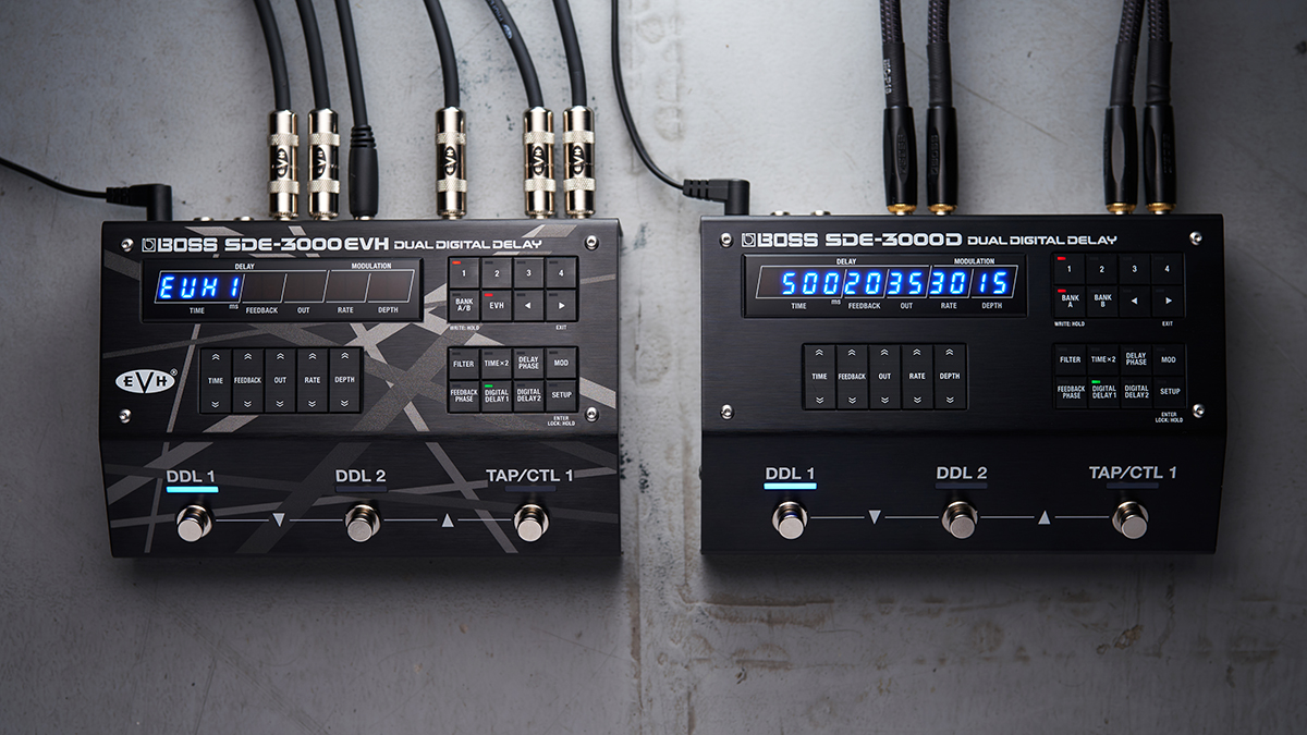 Boss reinvents the SDE-3000 Digital Delay rack unit as two feature