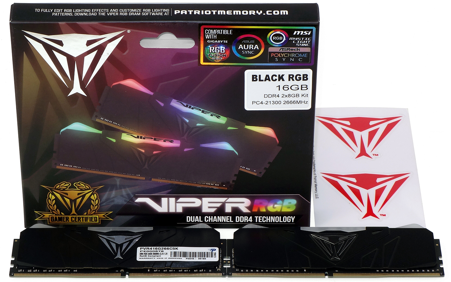 Patriot Viper RGB DDR4-2666 2x8GB Kit Review: A Splash Of Color