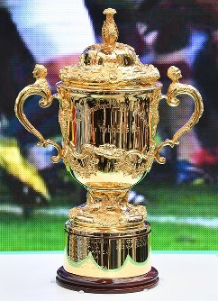 ラグビーW杯：日本大会まであと2年 「カップ」公開 [写真特集11/10