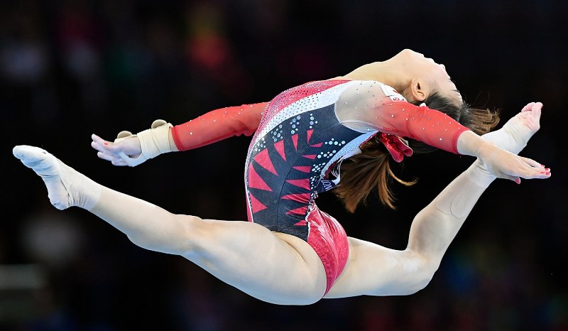 体操日本女子、東京五輪の団体出場枠獲得 4大会連続 [写真特集11/19
