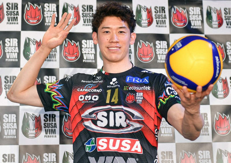 100％ユウキ：石川祐希「ユウキとプレーしたい、うれしい」ペルージャ