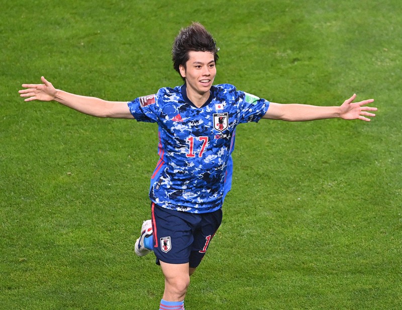 日本代表 2022年 田中碧 ワールドカップ スペイン戦 ユニフォーム 日本