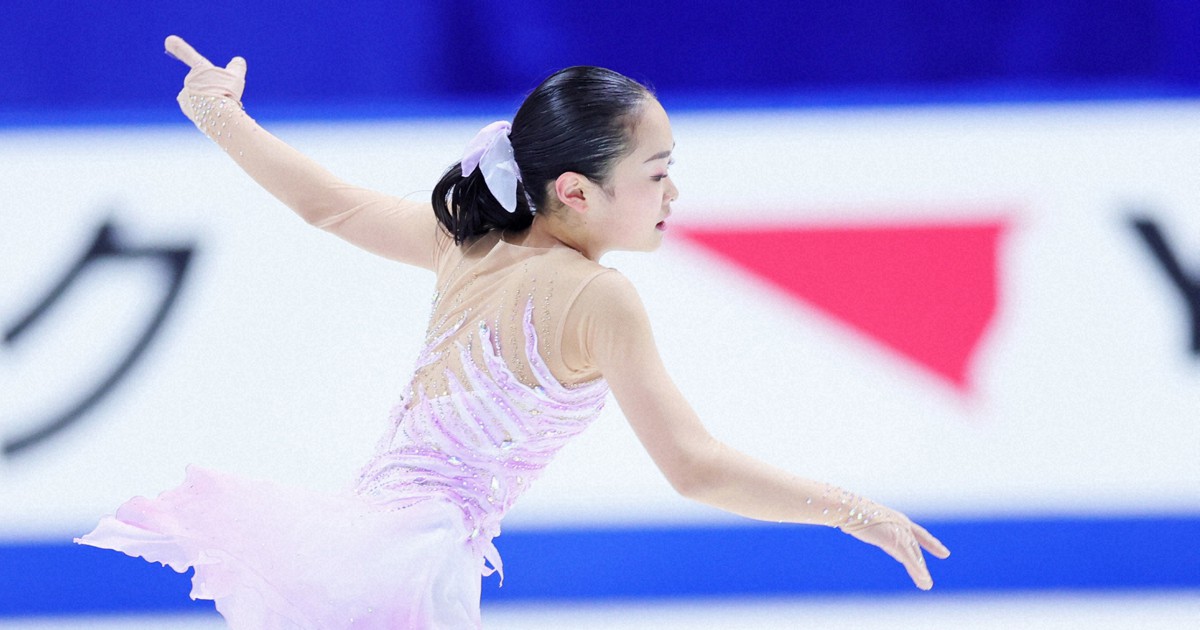 リンクサイド：3位の14歳島田麻央「最終組すごく緊張した」 全日本