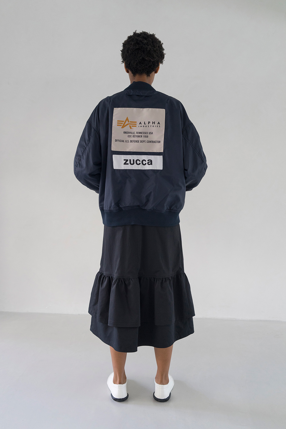 ZUCCa × ALPHA INDUSTRIESの都会派フライトジャケット