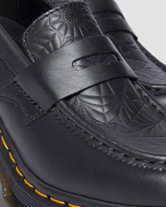 CORRAN WEDNESDAY HEELED LOAFERS in Black | Dr. Martens