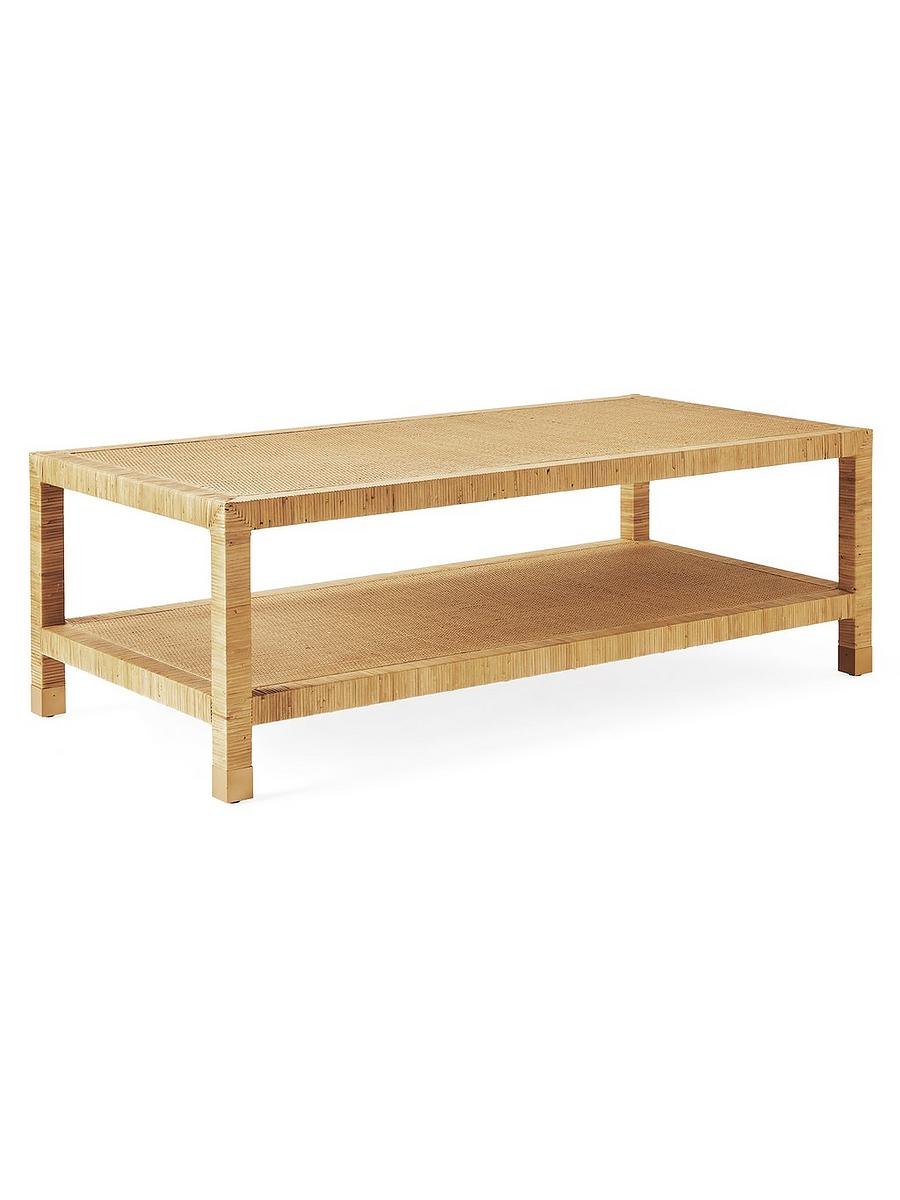 Balboa Rattan Coffee Table | Serena and Lily