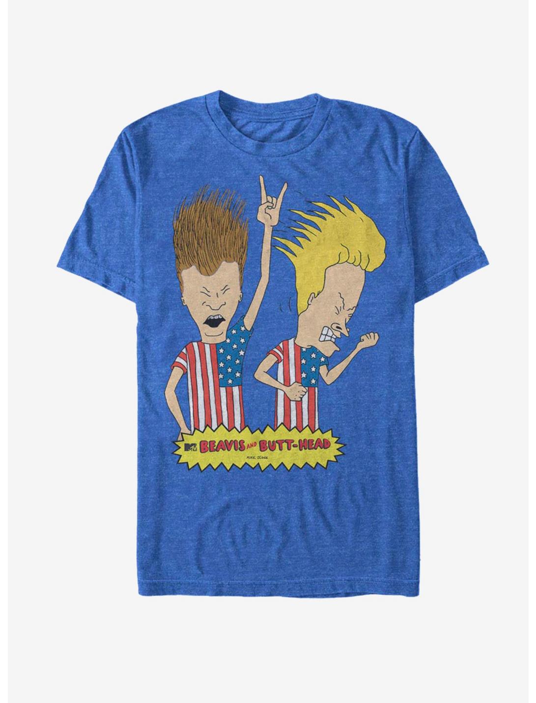 Beavis And Butt-Head Americans T-Shirt - BLUE | Hot Topic