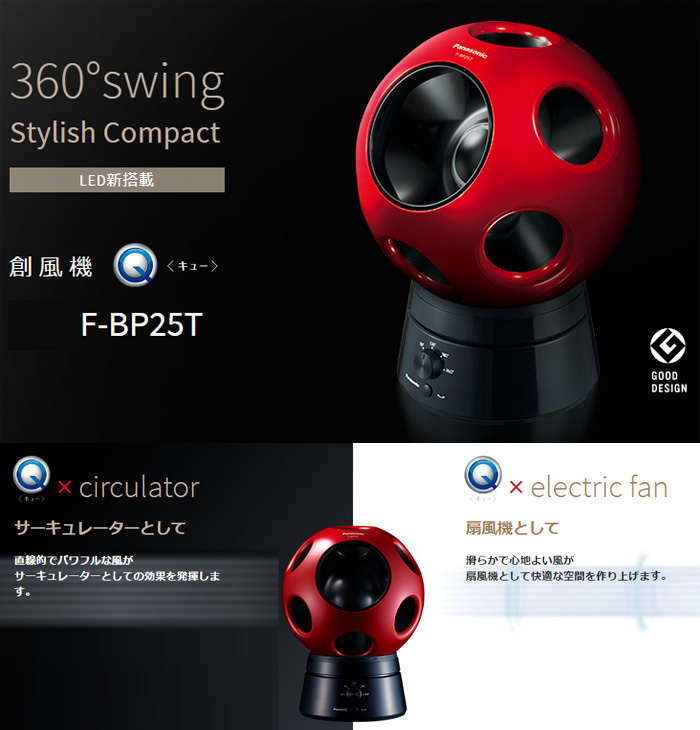 Panasonic パナソニック 扇風機 F-BP25T 首振りスタンド付き Panasonic