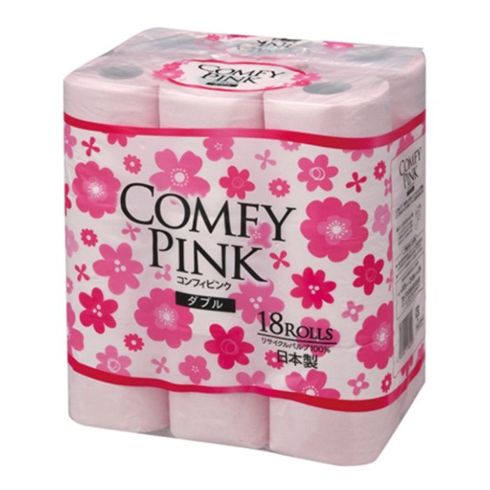 コトブキ製紙 COMFY PINK(コンフィピンク) ダブル トイレットペーパー