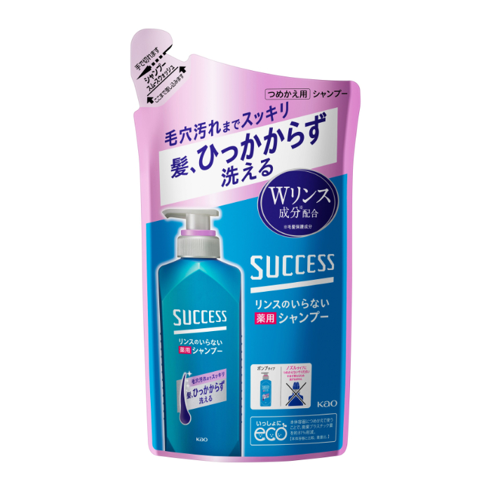 花王 サクセス薬用シャンプー 詰替用 320MLの通販｜ヘアケア・スカルプ