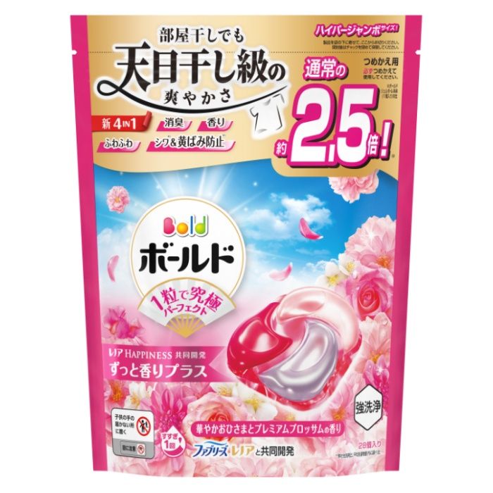 ボールドジェルボール4D プレミアムブロッサム詰替28個の通販｜液体
