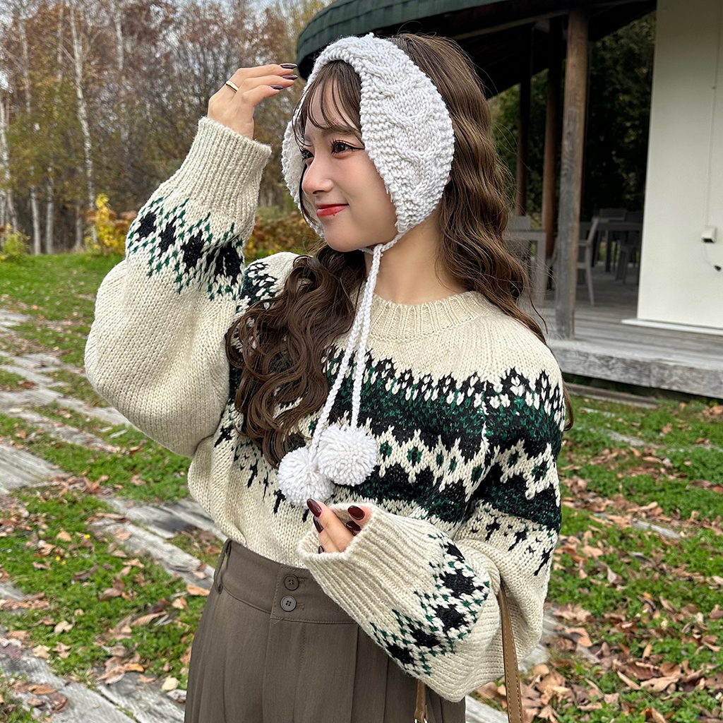 ノルディックラウンドニット | ファッション通販サイト NUGU