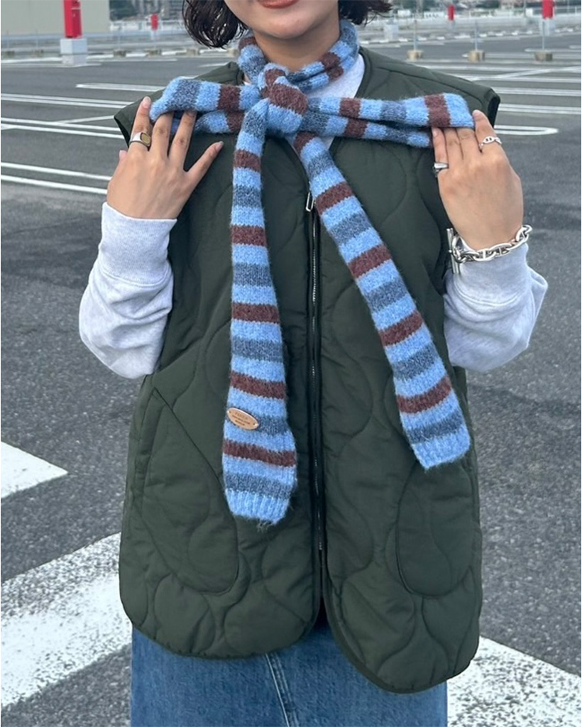 キルティングジップアップベスト | ファッション通販サイト NUGU