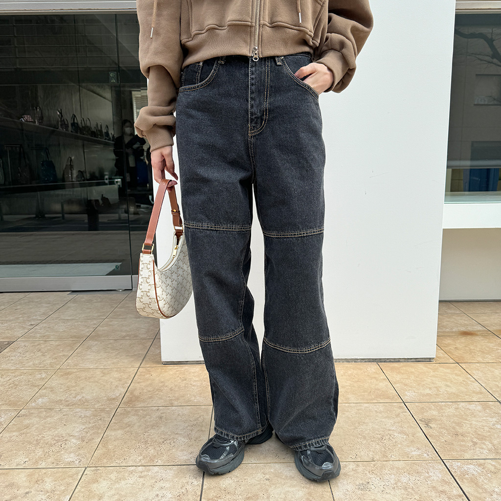 ダブルニー デニムパンツ ORANGE LABEL コーデュロイ 2点セット