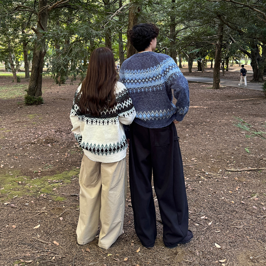 ユニセックスノルディックニット | ファッション通販サイト NUGU