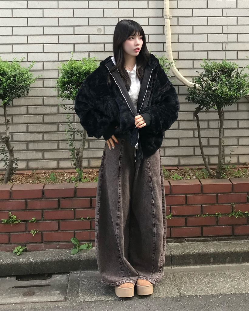 オーバーサイズファーブルゾン | ファッション通販サイト NUGU