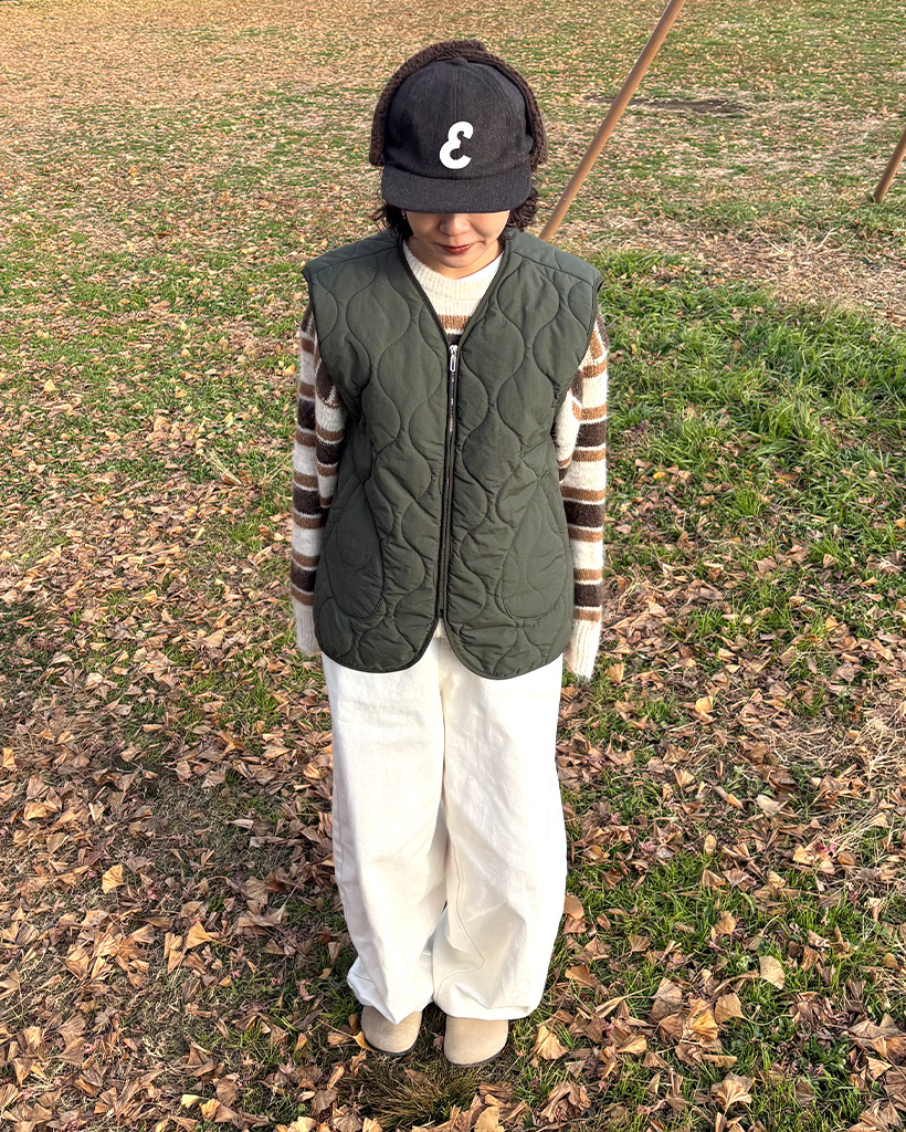 キルティングジップアップベスト | ファッション通販サイト NUGU