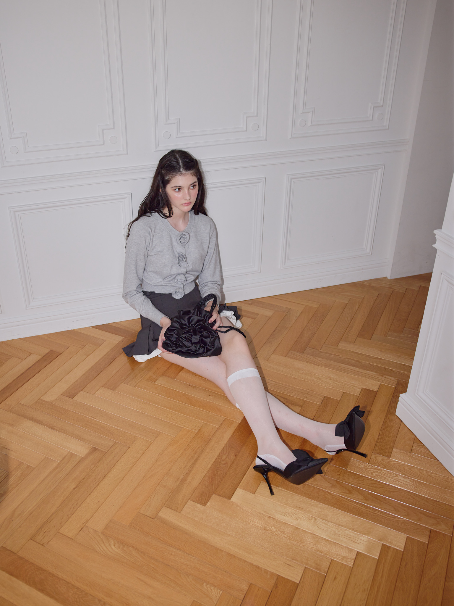 Ribbon pleats frill mini skirt | ファッション通販サイト NUGU