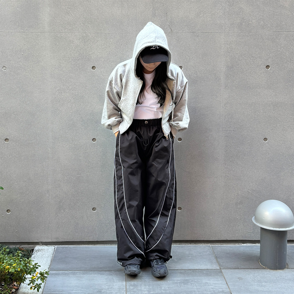 ワイドラインナイロンパンツ | ファッション通販サイト NUGU