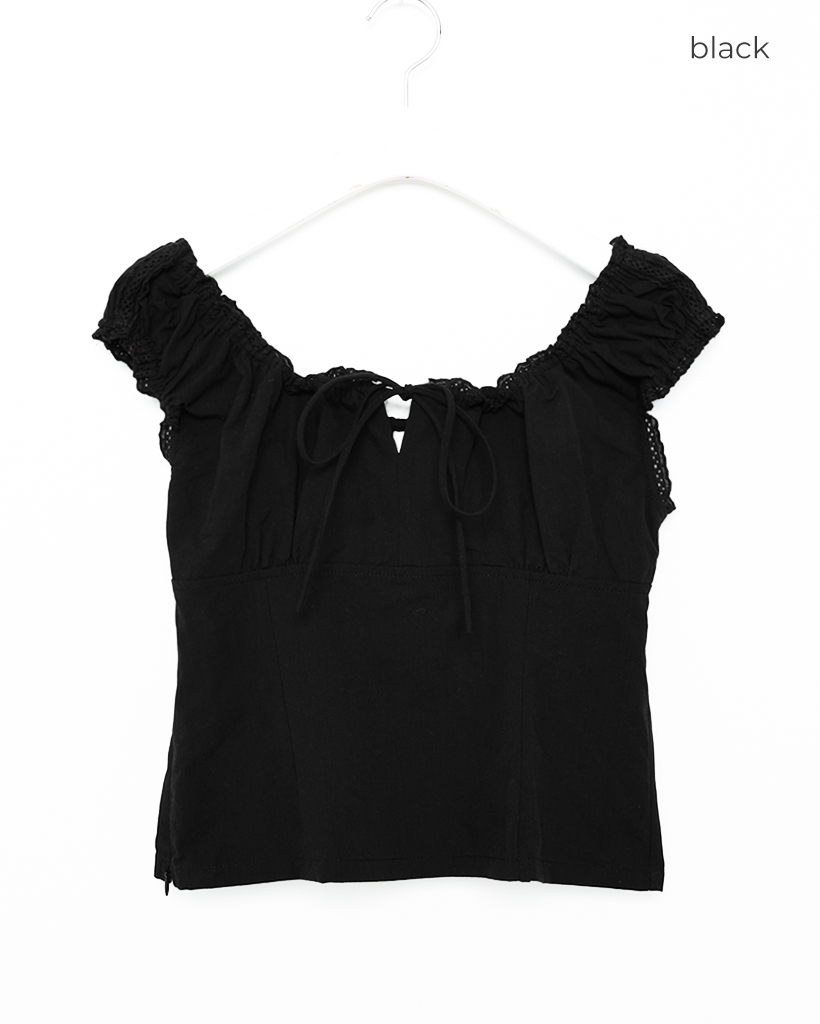 2wayローブデコルテクロップドノースリーブトップス | ファッション