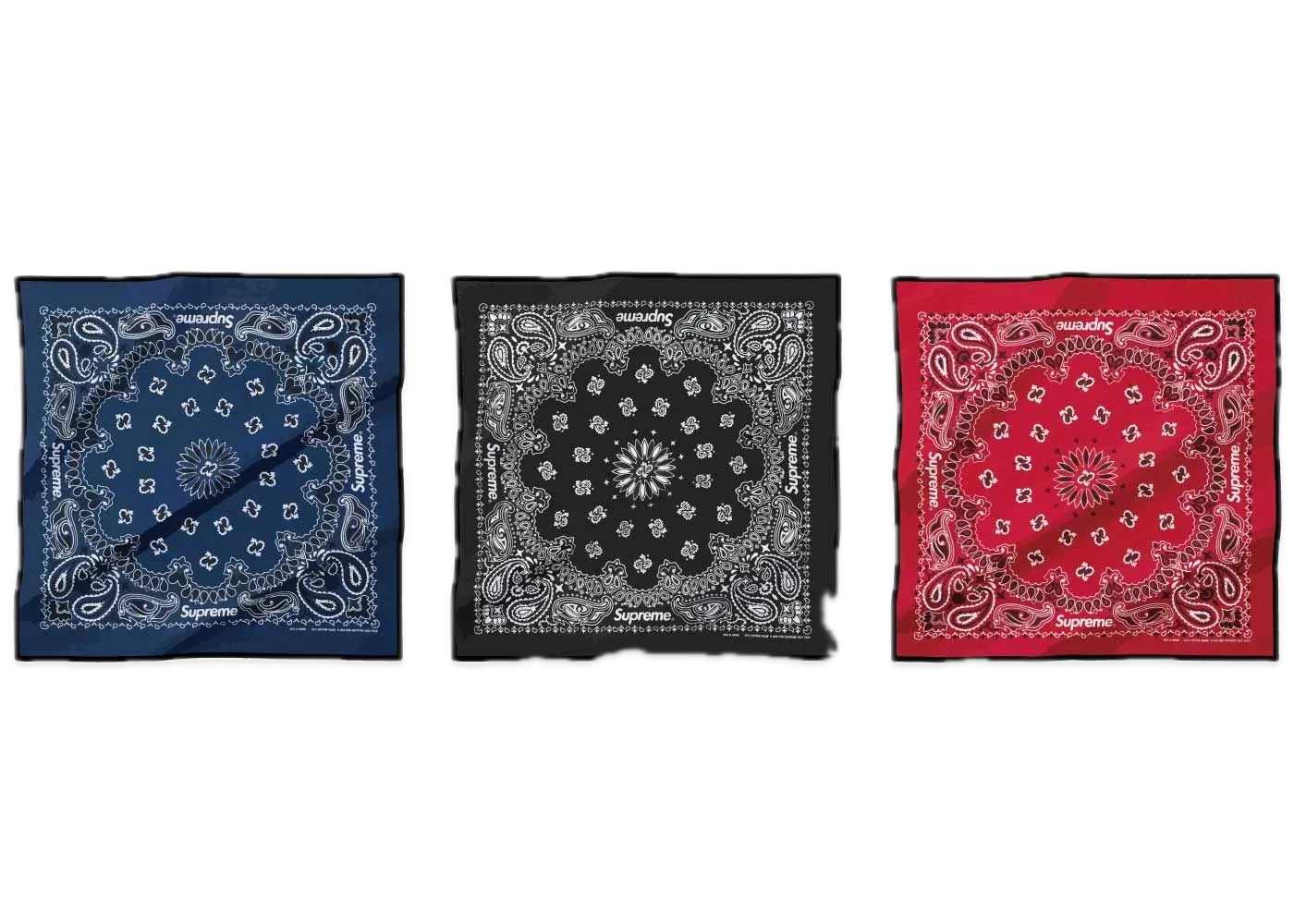 Supreme / Hav-A-Hank Bandanas (Pack Of 3) 