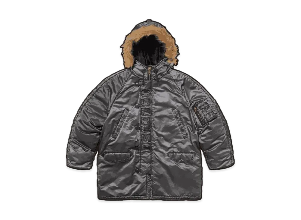 Supreme Washed Flight Satin N-3B Parka 